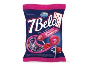 Pirulito 7 Belo Framboesa c/50 - Arcor