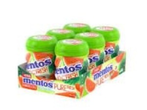 Goma de Mascar Mentos Pure Fresh Mint Bottle c/6 - Perfetti