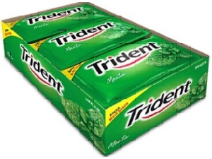 Goma de Mascar Trident Menta c/21 - Adams