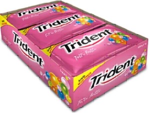 Goma de Mascar Trident Tuti-fruti c/21 - Adams