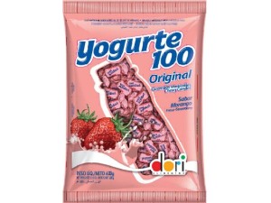 Bala Mastigável Yogurte 100 Original 600g - Dori
