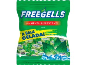 Bala Dura Menta Refrescante Freegells 475gr - Riclan
