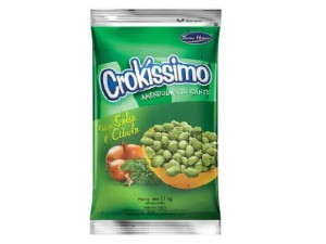 Amendoim Crocante Crokissimo Cebola e Salsa 1,01kg - Santa Helena