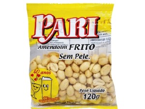 Amendoim Frito sem Pele Pari 120g - Samkopal