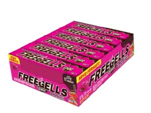 Drops Freegells Choc Morango c/12 - Riclan